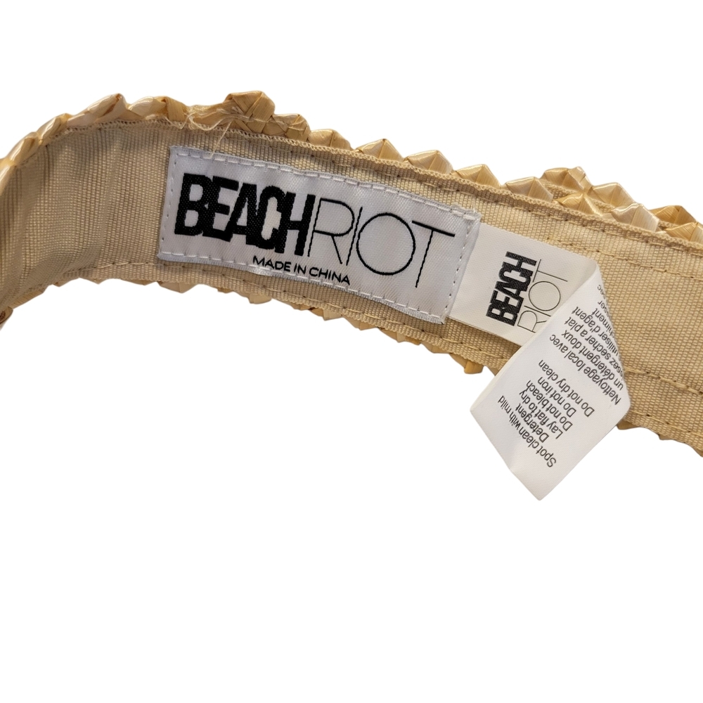 NWT | Beach Riot | Woven Straw Visor - Picture 3 of 5